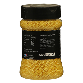 Virgo Sprinkler Colour Balls Yellow - 175 gm
