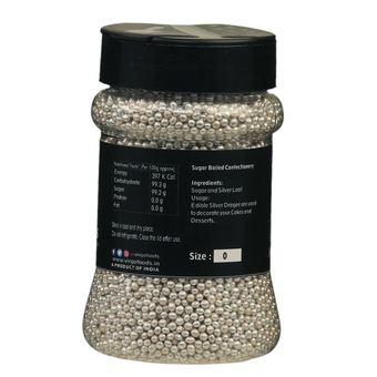 Virgo Silver Balls Edible - Size 0