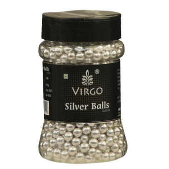 Virgo Silver Balls Edible - Size 3