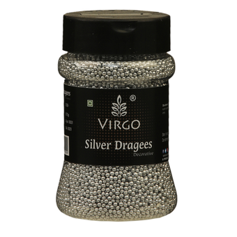 Virgo Silver Dragees Decorative - Size 00