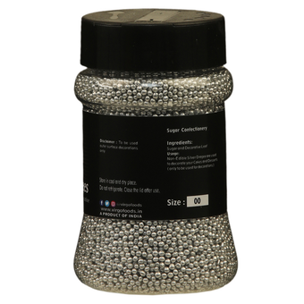 Virgo Silver Dragees Decorative - Size 00