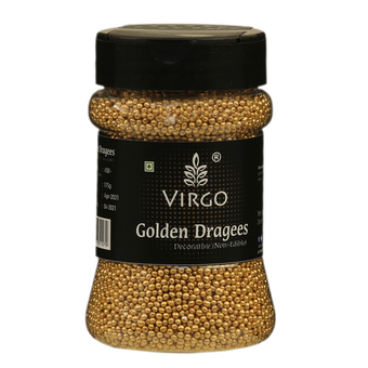 Virgo Golden Dragees Decorative - Size 00