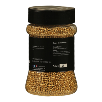 Virgo Golden Dragees Decorative - Size 00