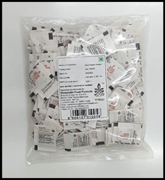 Virgo Black Pepper Powder Sachet 0.25 gms x 250 nos