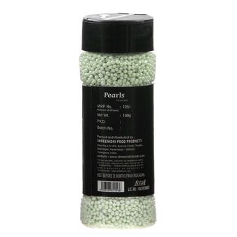 Virgo Pearls - Green 1 mm