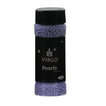 Virgo Pearls - Purple 1 mm