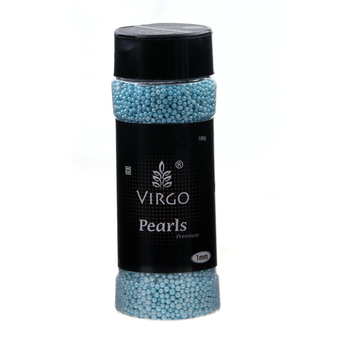 Virgo Pearls - Blue 1 mm