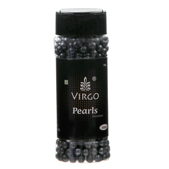 Virgo Pearls - Black 4 mm
