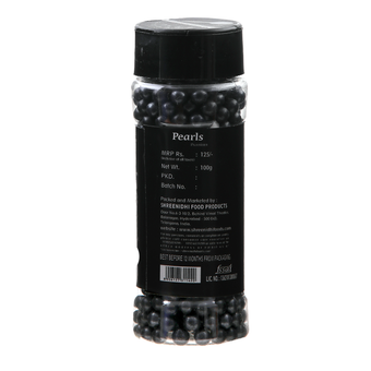 Virgo Pearls - Black 4 mm