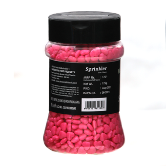 Virgo Sprinkler Heart Shape - Pink