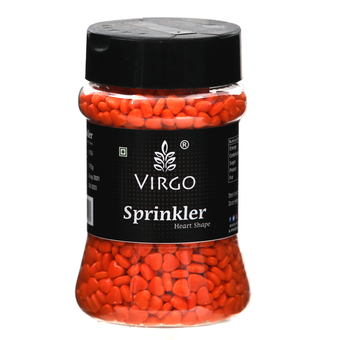 Virgo Sprinkler Heart Shape - Orange