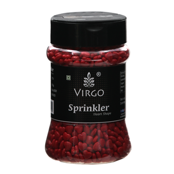 Virgo Sprinkler Heart Shape - Maroon