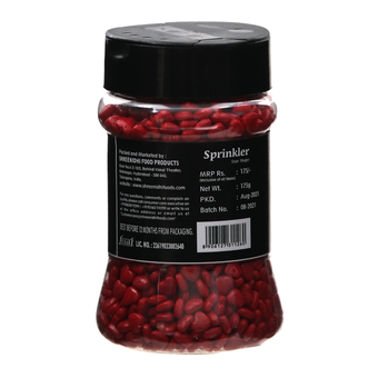 Virgo Sprinkler Heart Shape - Maroon