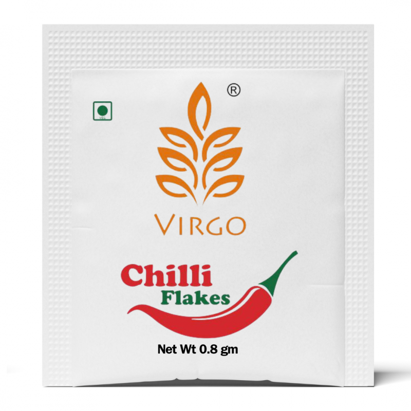 Virgo Chilli Flakes Sachets 0.8 gms X 150 nos