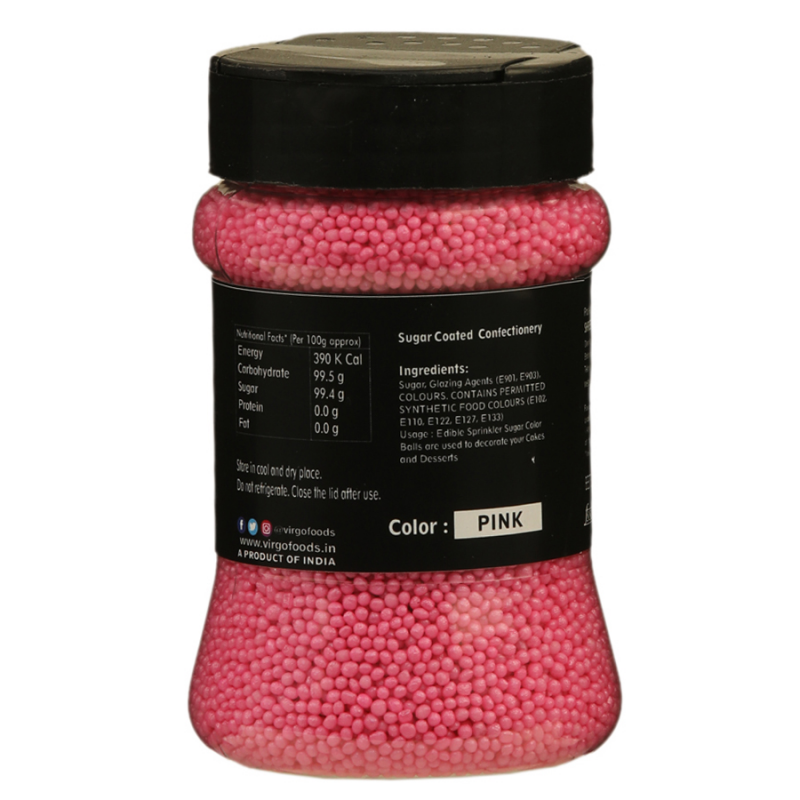 Virgo Sprinkler Color Balls 175 Gms  - Pink