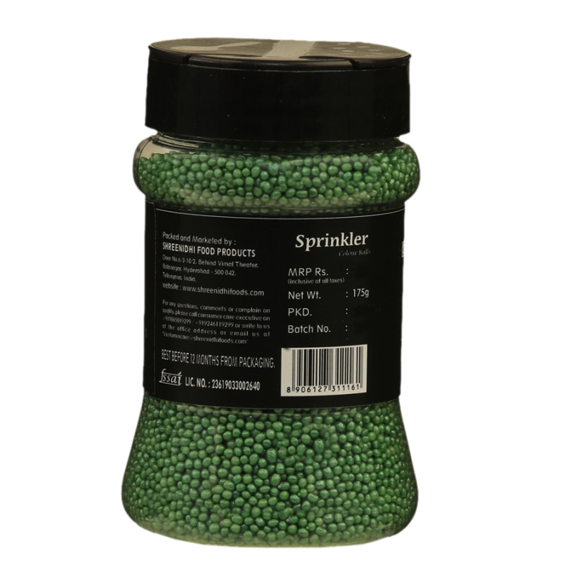 Virgo Sprinkler Color Balls 175 Gms  - Green