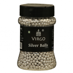 Virgo Silver Balls Edible  Size 2 - 175 Gms