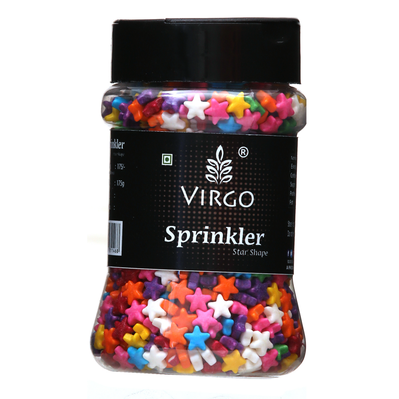Virgo Sprinkler Star Shape 175 Gms - Assorted