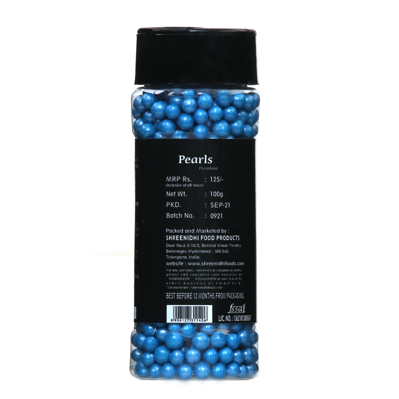 Virgo Pearls - Blue - 4 mm