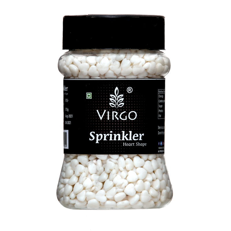Virgo Sprinkler Heart Shape - White