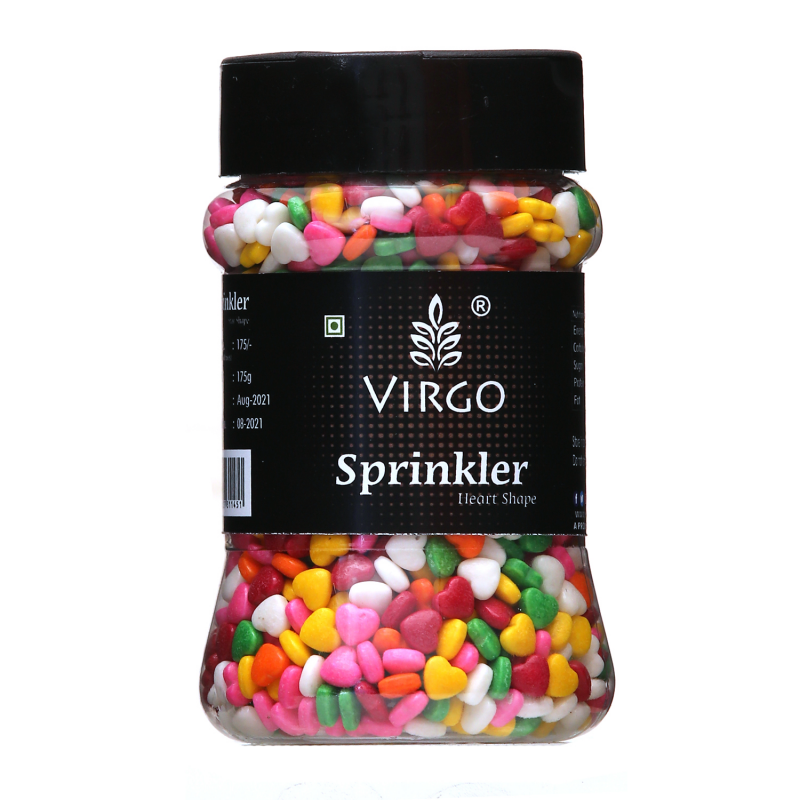 Virgo Sprinkler Heart Shape - Assorted