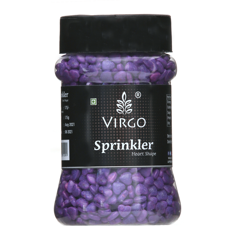 Virgo Sprinkler Heart Shape - Purple