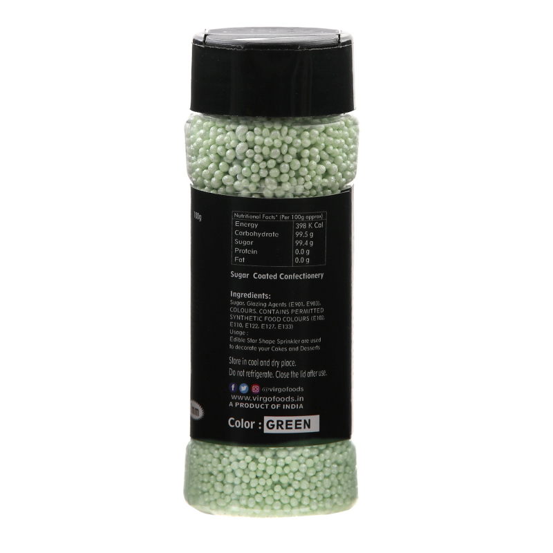 Virgo Pearls - Green - 1mm - 100gms