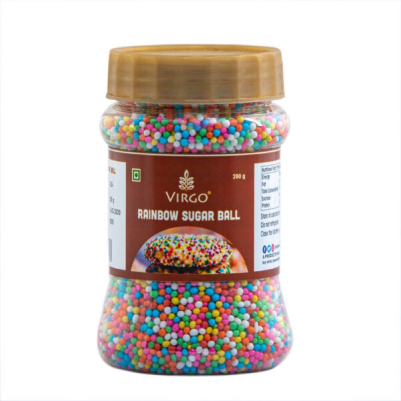 Virgo Rainbow Sugar Balls 200 gms